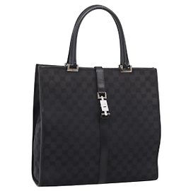 Borsa Tote GUCCI GG Canvas Black Silver 002 1064 Altro