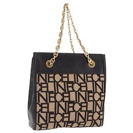 Céline Borsa Tote con Catena CELINE in Pelle Beige Gold Altro