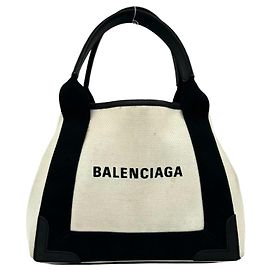 Borsa Cabas XS Mini Tote Balenciaga Navy Nero Crudo