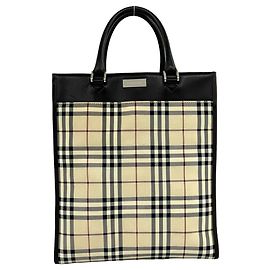 Borsa a mano/Tote bag Burberry Nova Check Marrone Beige