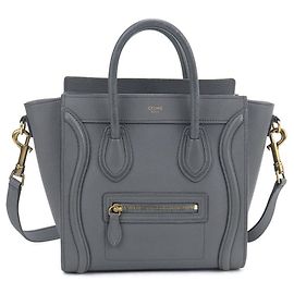 Céline Bolsa de mão Celine Luggage Nano Shopper Marrom