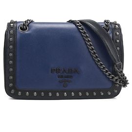 Borsa a Tracolla Prada Blu Blu