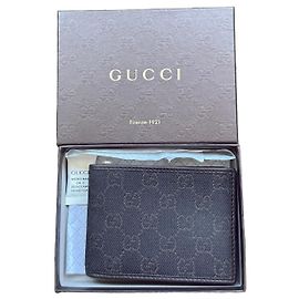 Carteira Gucci GG Supreme Canvas Castanha Marrom