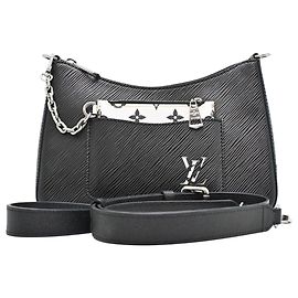 Bolsa de Ombro Louis Vuitton Marelle para Mulher Preto