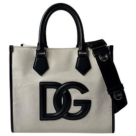 Saco Tote Two-Way Dolce & Gabbana D&G Preto Cru