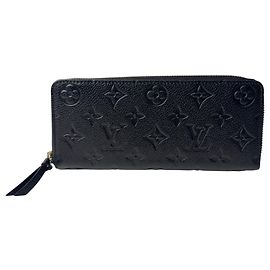 Portafoglio Lungo Louis Vuitton Monogram Empreinte Nero
