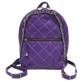 Stella Mc Cartney Stella McCartney Mini Quilted Backpack Purple