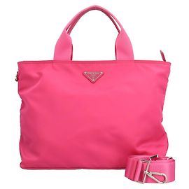 Sac à épaule Prada en nylon Rose Fuschia