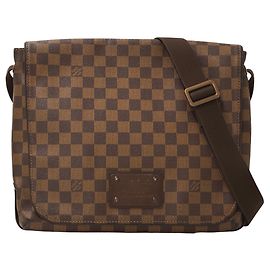 Bolsa de Ombro Louis Vuitton Damier Canvas Damier ebene