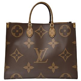 Borsa Louis Vuitton Monogram Giant Reverse Marrone