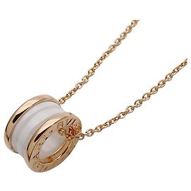 Bulgari Colar Bvlgari B-zero1 Branco Dourado