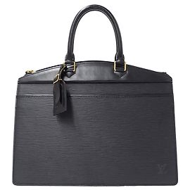 Borsa a mano Louis Vuitton in pelle Epi Nero