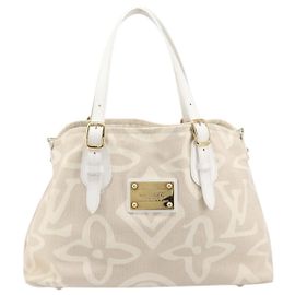 Louis Vuitton Tahitienne Cabas Canvas PM Beige