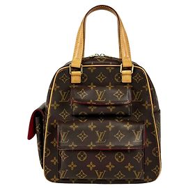Louis Vuitton Monogram Excentrie Cite Handtasche Braun Monogramm