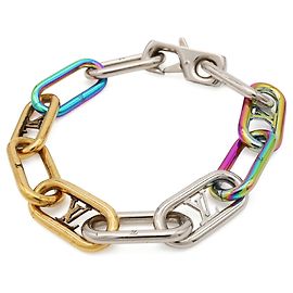 Louis Vuitton Armband mit Anhängern Silber Mehrfarben Golden