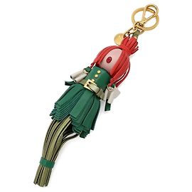 Chaveiro Boneca com Borla PRADA Aristrick Vermelho Multicor Verde
