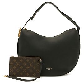 Bolsa de Ombro Louis Vuitton Low Key Cookie MM Preto