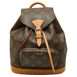 Zaino Louis Vuitton Monogram Mini Montsouris Marrone