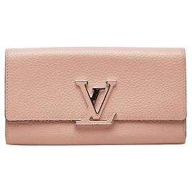Louis Vuitton Portefeuille Capucines Long Wallet Rosa