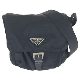Bolso de hombro PRADA Tessuto Negro