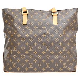 Louis Vuitton Cabas Mezzo Monogram Canvas GM Marrom
