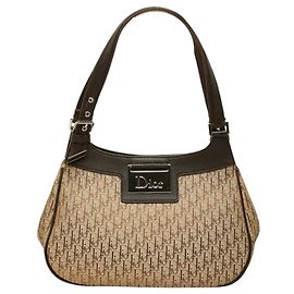 Borsa a tracolla Christian Dior Dior Trotter Oblique Beige