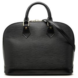 Borsa Louis Vuitton Epi Alma Nero