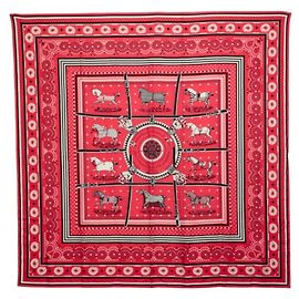 Hermès Sciarpa in cashmere e seta rosa Hermes Rosa