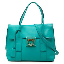 Borsa Salvatore Ferragamo Gancini Blu