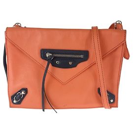Borsa a tracolla Balenciaga Papier Mini Triple Shoulder Bag Pouch Rosa Rosso