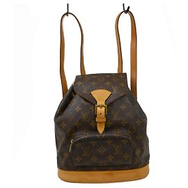 Louis Vuitton Vintage Montsouris Monogram Canvas MM Marrom