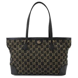 Saco Tote Médio Gucci Ophidia Preto