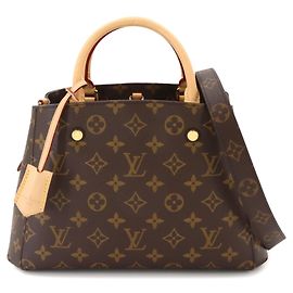 Louis Vuitton Montaigne BB Monogram Handtasche Braun Monogramm