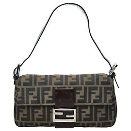 mala bucket Fendi Zucca Mamma Marrom