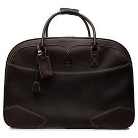 Borsa Boston in pelle marrone Salvatore Ferragamo x Maserati Marrone