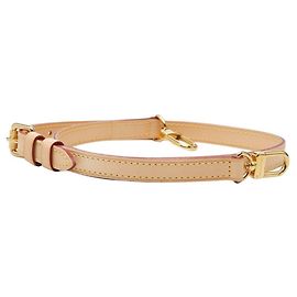 Louis Vuitton Schulterriemen aus beigem Leder Beige