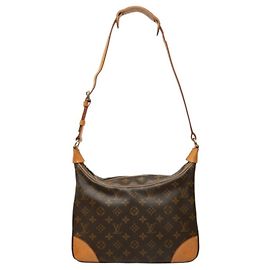 Bolso de hombro Louis Vuitton Monogram Boulogne PM Castaño Monograma