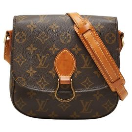 Sac bandoulière Louis Vuitton Monogram Mini Saint Cloud Marron Monogramme