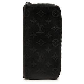 Portafoglio Zippy Louis Vuitton Monogram Shadow Nero