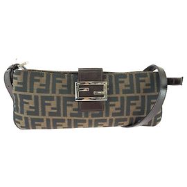Sac à épaule Fendi Zucca 26685 Marron