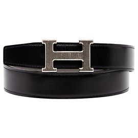 Hermès Hermes H-Storie Constance Reversible Belt Brown Black