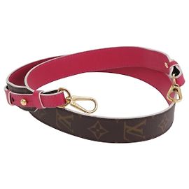 Tracolla Louis Vuitton Bandouliere XL in tela Monogram e pelle Marrone