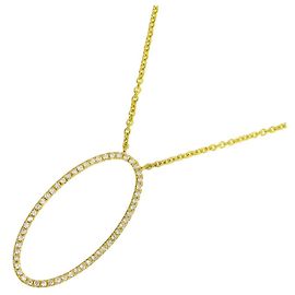 Autre Marque Tiffany & Co. Metro Oval Diamond Necklace Other