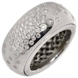 Anillo Bottega Veneta #9 en oro blanco de 18K con diamante Otro