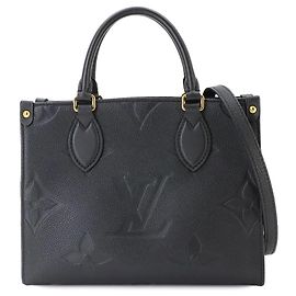 Sac Tote Louis Vuitton Monogram Empreinte Onthego PM Noir