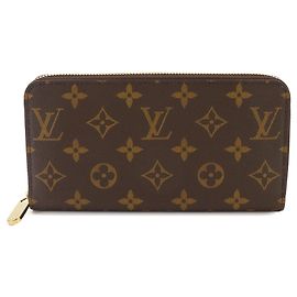 Louis Vuitton Monogram Zippy Wallet Braun Monogramm
