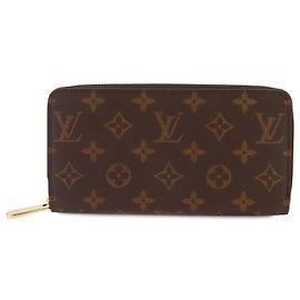 Cartera Zippy Monogram Louis Vuitton Castaño Monograma