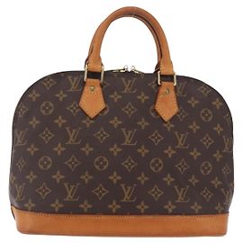Louis Vuitton Alma Monogram Canvas PM Marrone