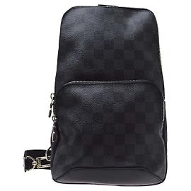 Louis Vuitton Avenue Sling Damier Graphite Preto