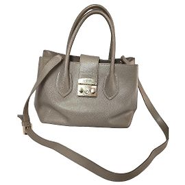 Furla Metropolis Mini Tote Bag - Taupe Leather Taupe
